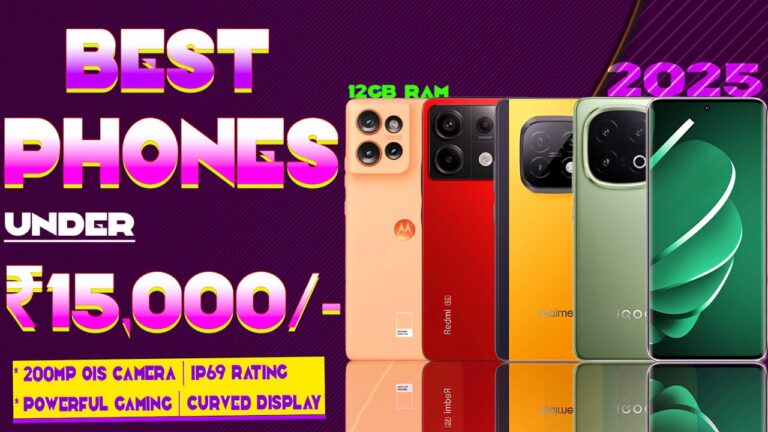 Best Budget Smartphones Under ₹15000